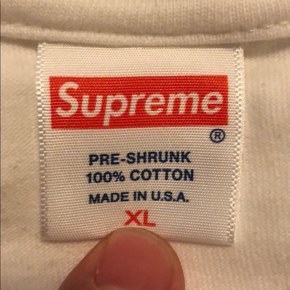 Supreme Gucci Mane White Tee Size XLarge FW16 - Picture 6 of 7